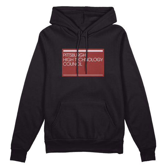 Pittsburgh High Technology Council Retro Red Block Hoodie