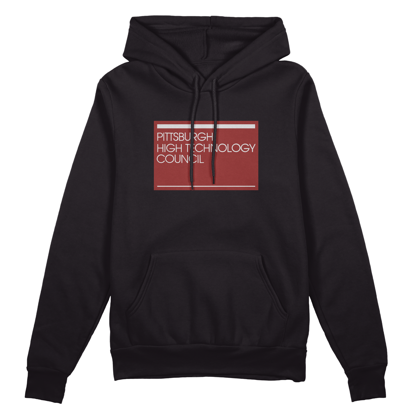 Pittsburgh High Technology Council Retro Red Block Hoodie