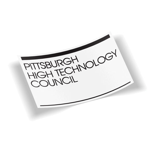 PTC Retro Logo White Sticker