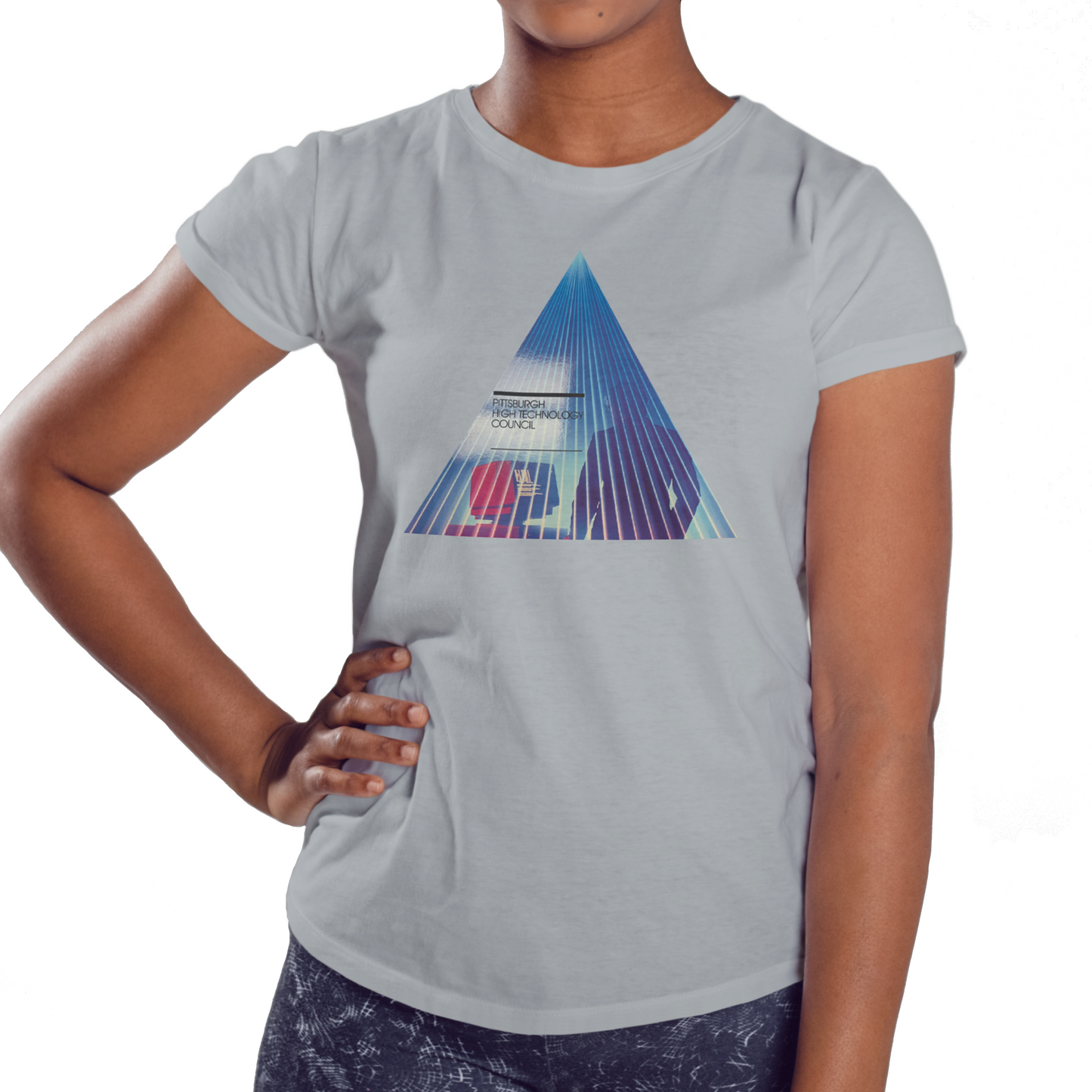 Retro Triangle Pittsburgh High Technology Council Women's T-Shirt