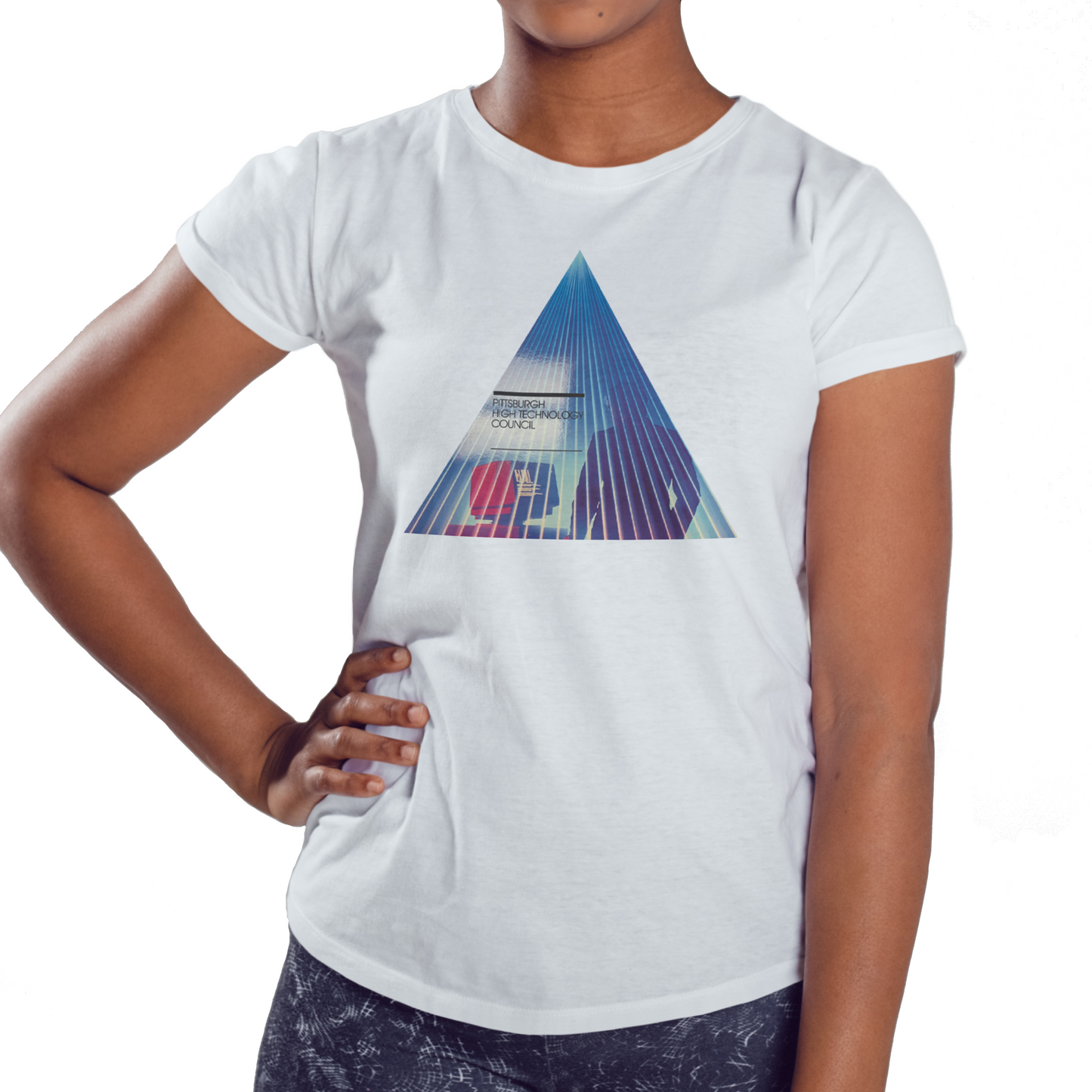 Retro Triangle Pittsburgh High Technology Council Women's T-Shirt